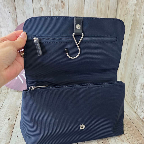 Men's Giorgio Armani Toiletry Bag One Size Blue - Picture 7 of 8